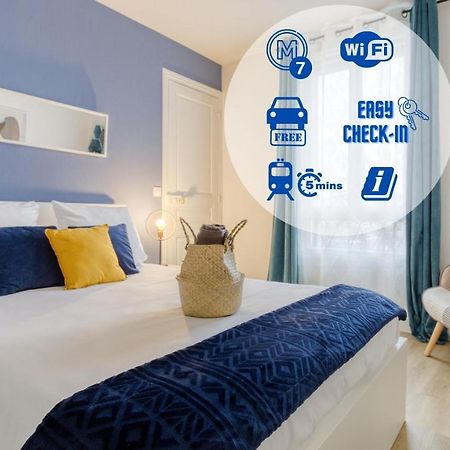 Metro 7 - Gare C - Parking Private- Easy Check-In Lejlighed Ivry-sur-Seine Eksteriør billede